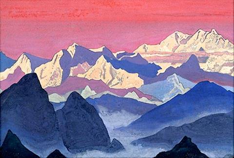Н.К. Рерих. Канчэндзона (Канченджанга). 1931 г.
