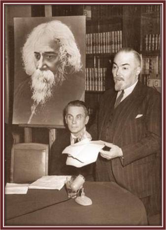 Ю.Н. Рерих на заседании, посвященном Рабиндранату Тагору. 1959 г. 