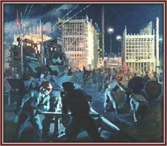 Ю. Зайцев. "Балхаш ночью". 1935 г.